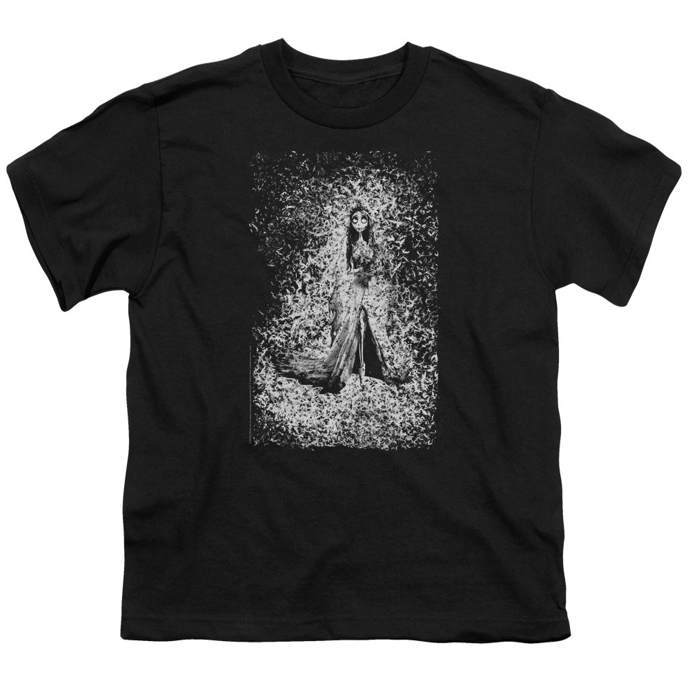 Corpse Bride Bird Dissolve Kids Youth T Shirt Black Officially Licensed