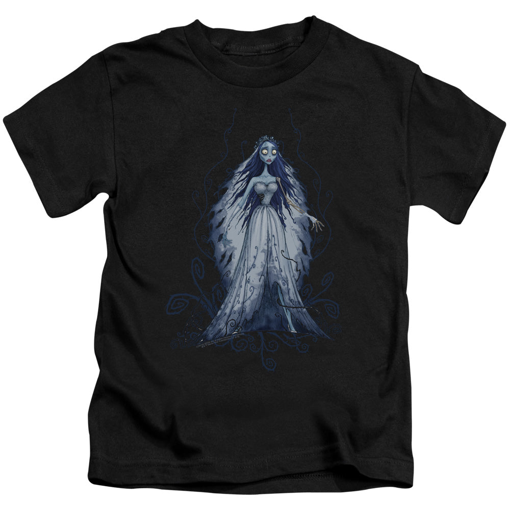 Corpse Bride Vines Juvenile Kids Youth T Shirt Black Officially Licensed