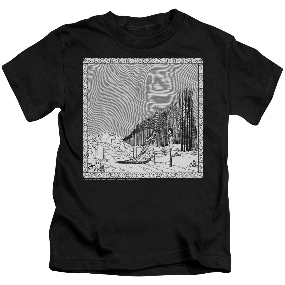 Corpse Bride My Darling Juvenile Kids Youth T Shirt Black Officially Licensed