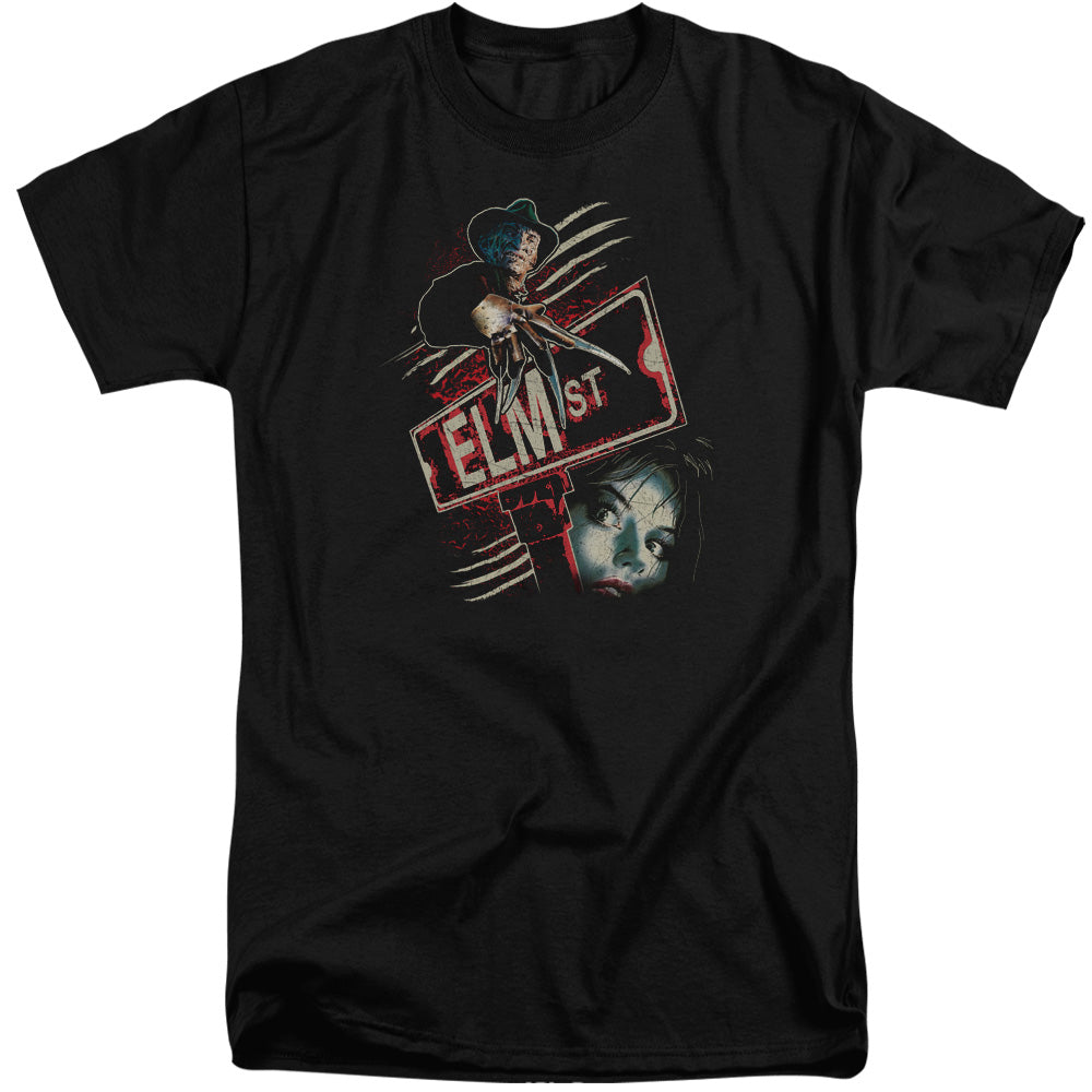 Nightmare On Elm Street Elm St Mens Tall T Shirt Black Officially Licensed