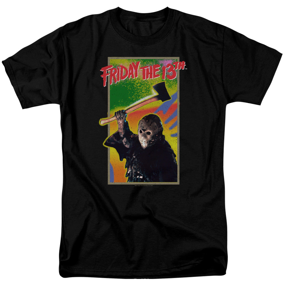 Friday The 13Th Retro Game Mens T Shirt Black Officially Licensed
