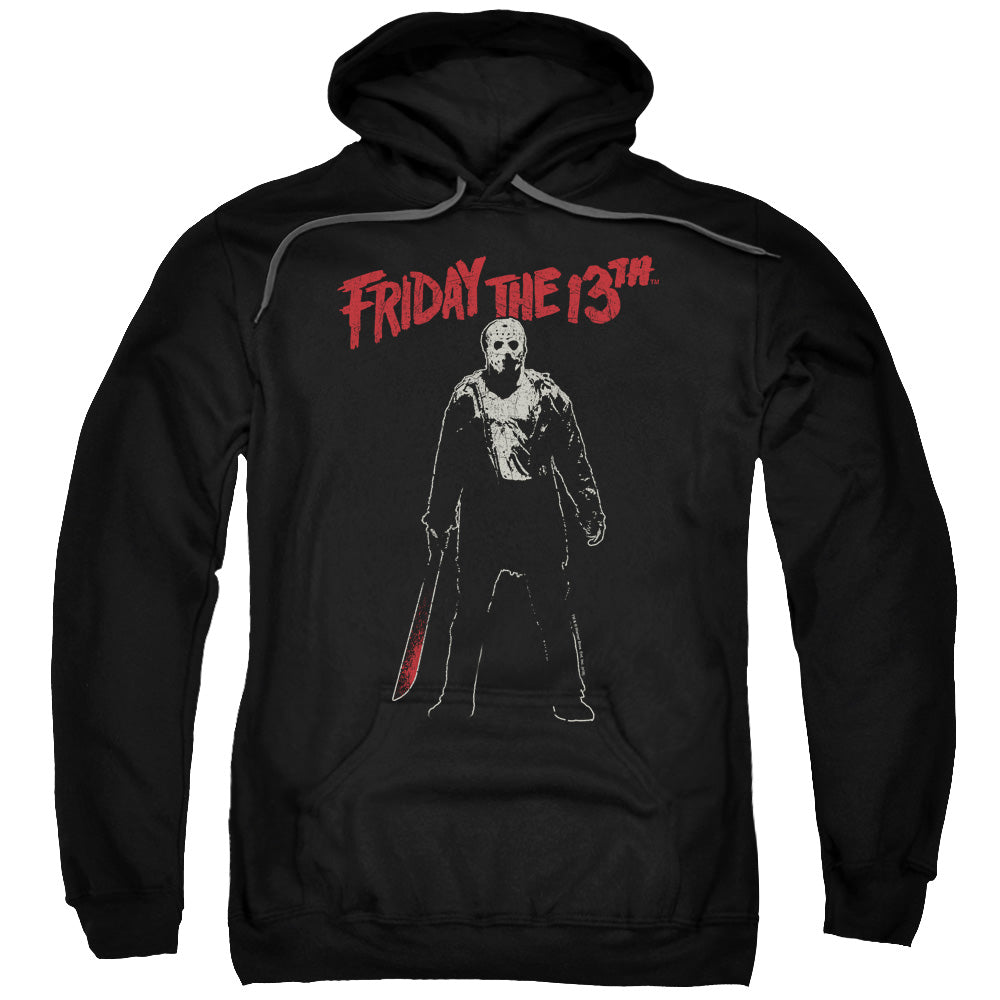 Friday The 13Th Chchch Ahahah Mens Hoodie Black Officially Licensed