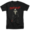 Friday The 13Th Chchch Ahahah Mens T Shirt Black Officially Licensed