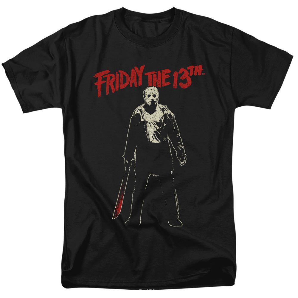 Friday The 13Th Chchch Ahahah Mens T Shirt Black Officially Licensed