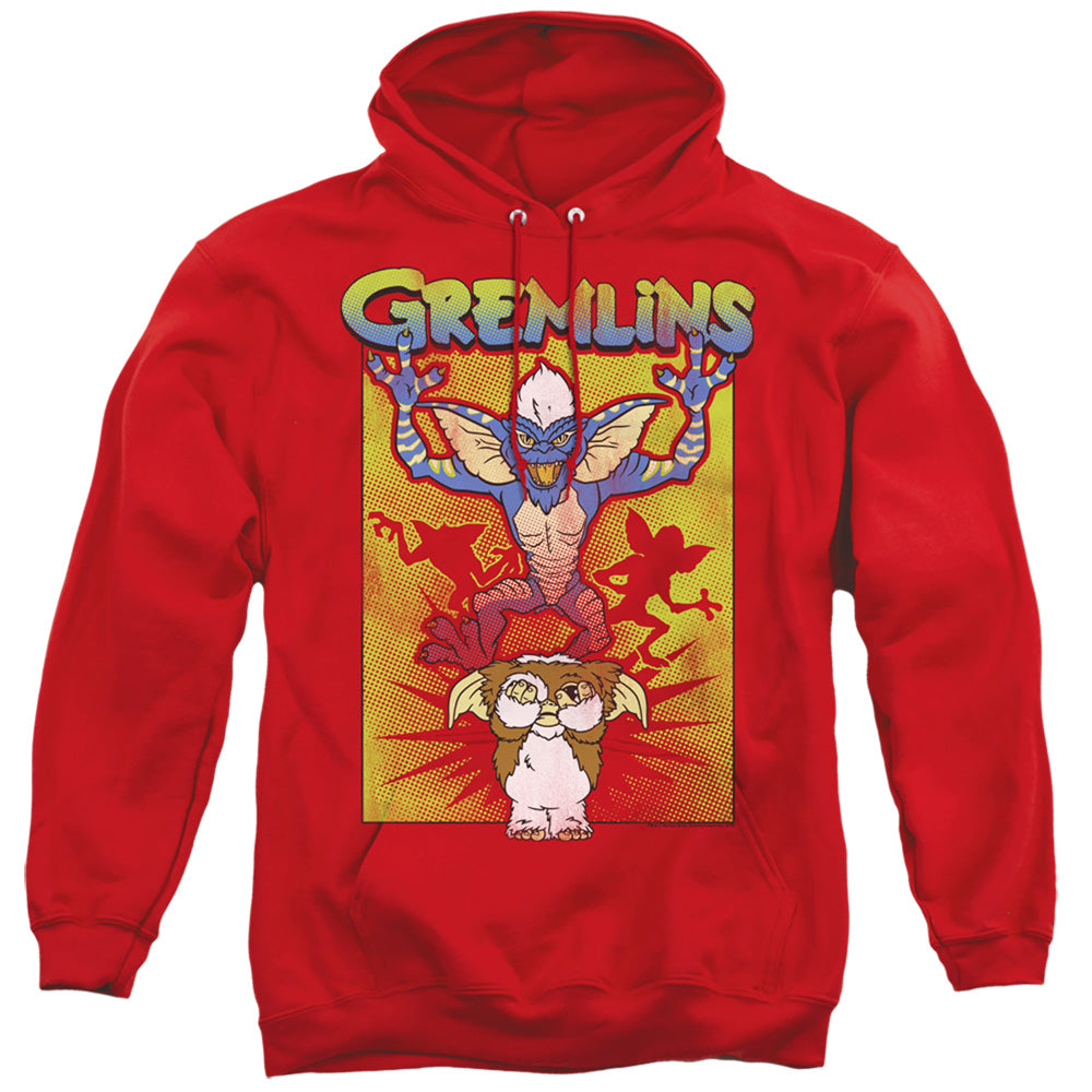 Gremlins Be Afraid Mens Hoodie Red Officially Licensed