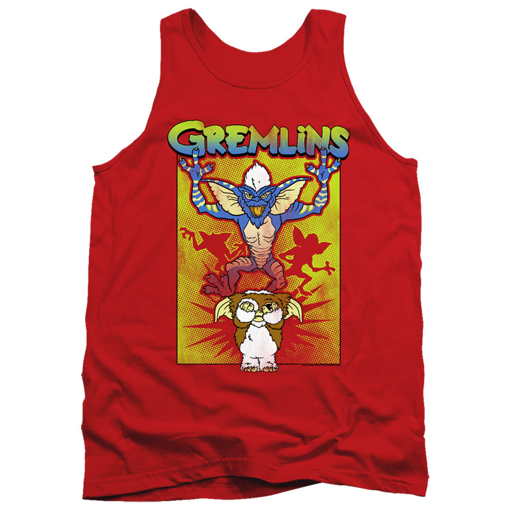 Gremlins Be Afraid Mens Tank Top Shirt Red Officially Licensed