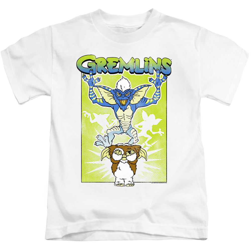 Gremlins Be Afraid Juvenile Kids Youth T Shirt White Officially Licensed