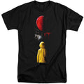 IT Red Balloon Mens Tall T Shirt Black Officially Licensed