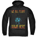 IT We All Float Down Here Mens Hoodie Black Officially Licensed