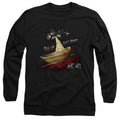 IT Now We Arent Strangers Mens Long Sleeve Shirt Black Officially Licensed