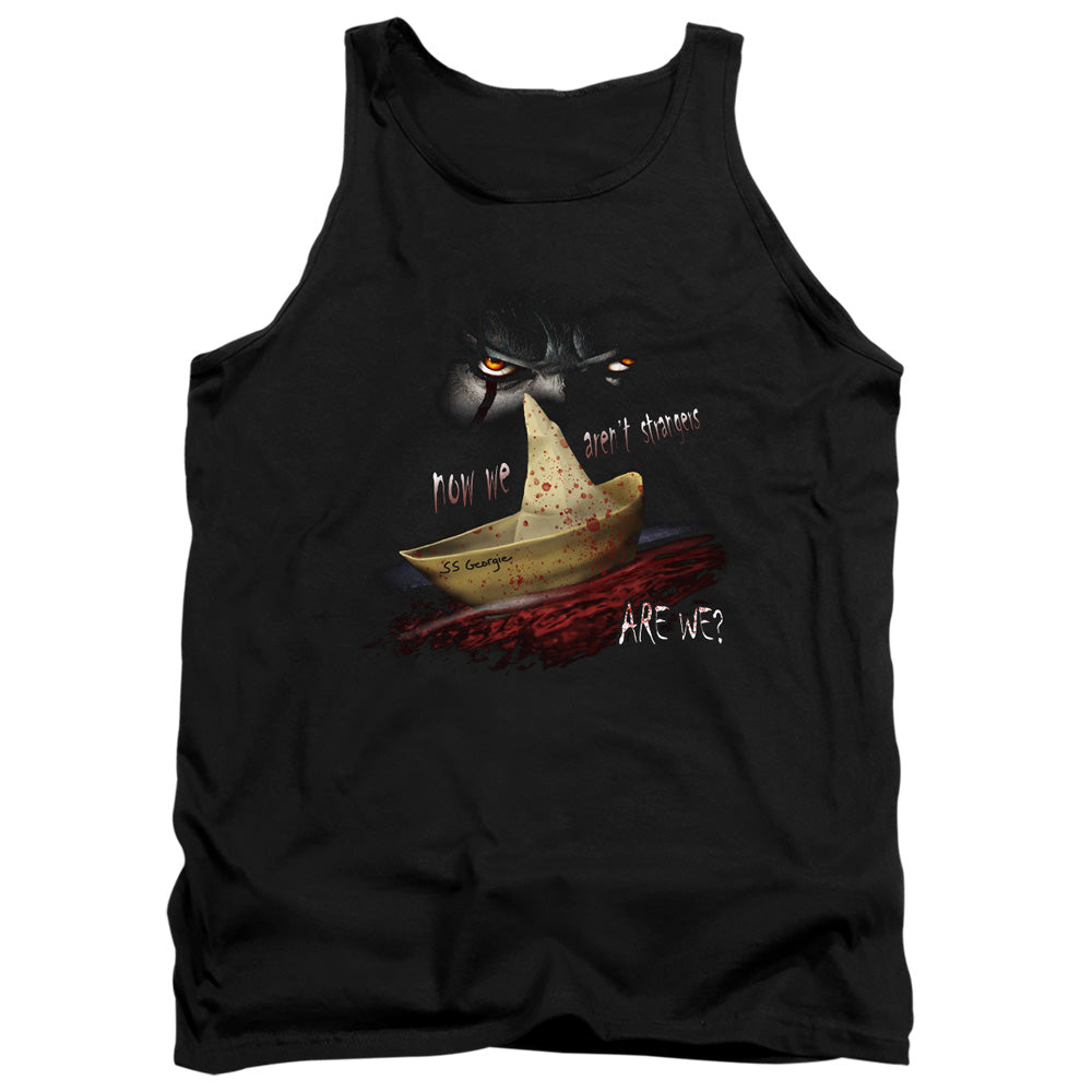 IT Now We Arent Strangers Mens Tank Top Shirt Black Officially Licensed