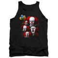It 1990 Many Faces Of Pennywise Mens Tank Top Shirt Black Officially Licensed