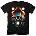 IT Dead Lights Heather Mens T Shirt Black Officially Licensed