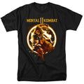 Mortal Kombat Xi Scorpion Flames Mens T Shirt Black Officially Licensed