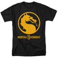 Mortal Kombat Xi Dragon Logo Mens T Shirt Black Officially Licensed