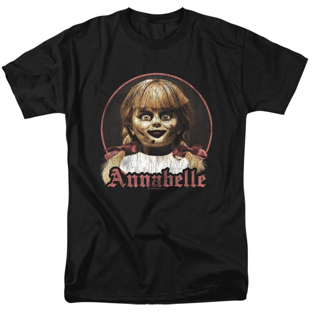 Annabelle Annabelle Portrait Mens T Shirt Black Officially Licensed