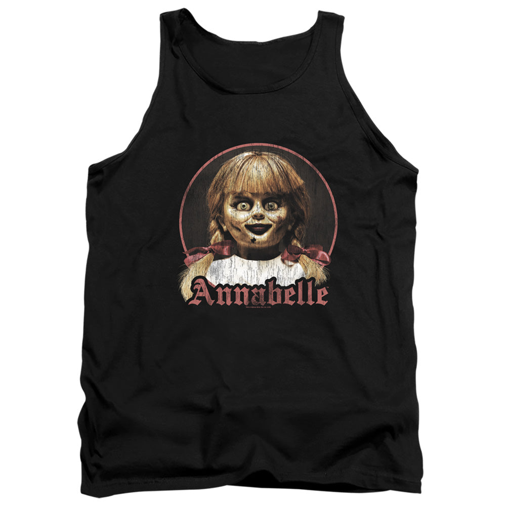 Annabelle Annabelle Portrait Mens Tank Top Shirt Black Officially Licensed