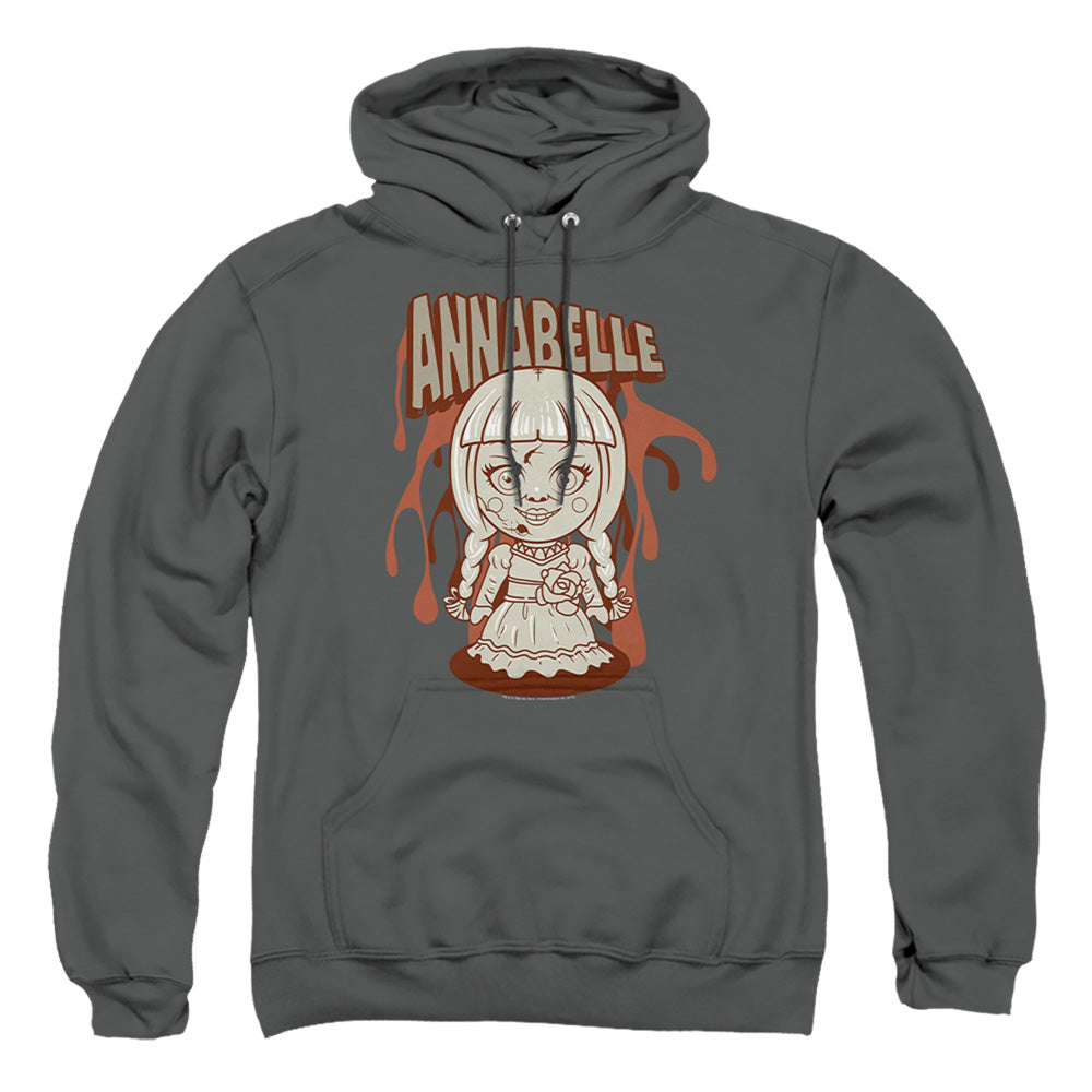 Annabelle Annabelle Illustration Mens Hoodie Charcoal Officially Licensed