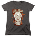 Annabelle Annabelle Illustration Womens T Shirt Charcoal Officially Licensed