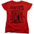 Beetlejuice Dantes Inferno Room Womens T Shirt Red Officially Licensed