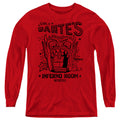 Beetlejuice Dantes Inferno Room Long Sleeve Kids Youth T Shirt Red Officially Licensed
