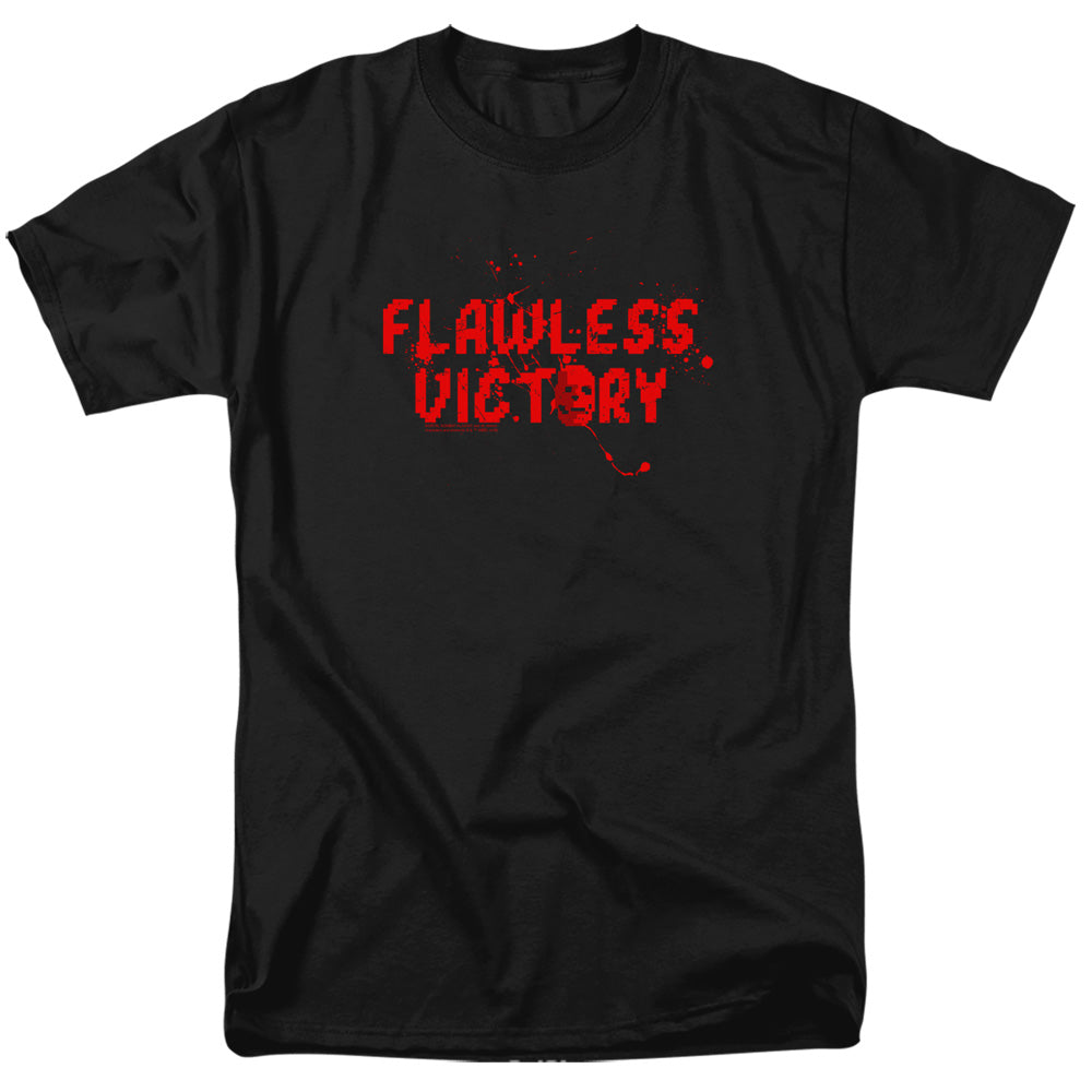 Mortal Kombat Klassic Flawless Victory Mens T Shirt Black Officially Licensed