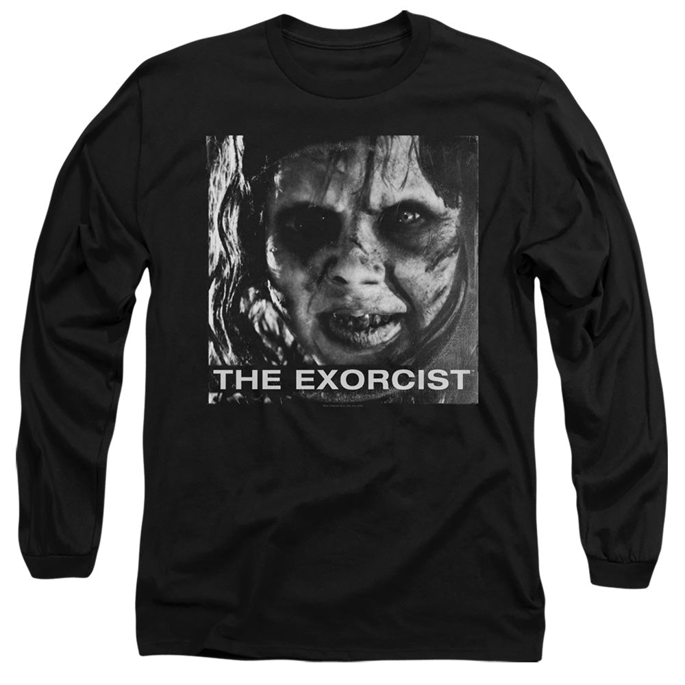 The Exorcist Regan Approach Mens Long Sleeve Shirt Black Officially Licensed