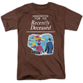 Beetlejuice The Handbook Mens T Shirt Coffee Officially Licensed