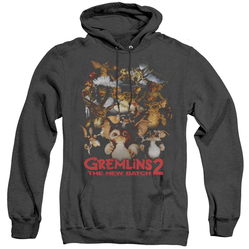 Gremlins 2 Goon Crew Heather Mens Hoodie Black Officially Licensed