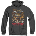 Gremlins 2 Goon Crew Heather Mens Hoodie Black Officially Licensed