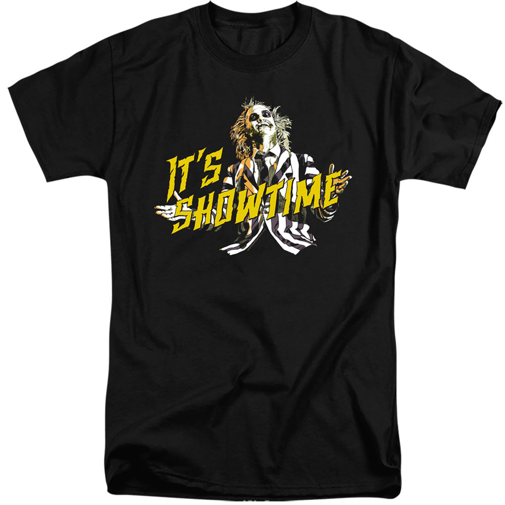 Beetlejuice Showtime Mens Tall T Shirt Black Officially Licensed