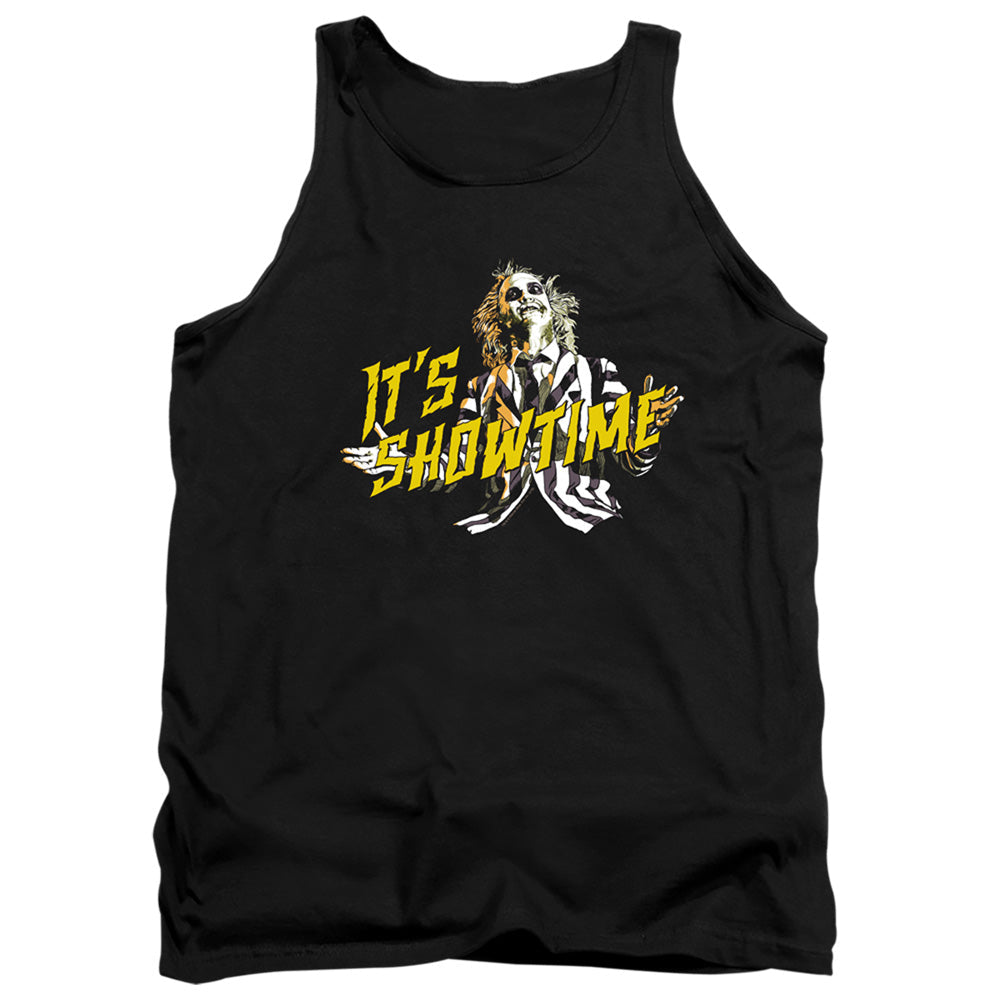Beetlejuice Showtime Mens Tank Top Shirt Black Officially Licensed