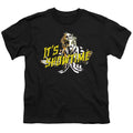 Beetlejuice Showtime Kids Youth T Shirt Black Officially Licensed