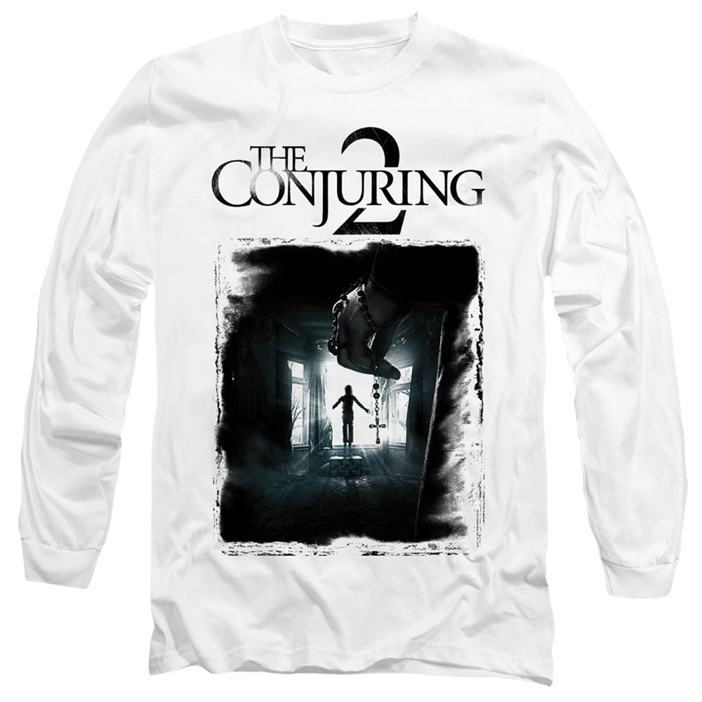The Conjuring 2 Poster Mens Long Sleeve Shirt White Officially Licensed