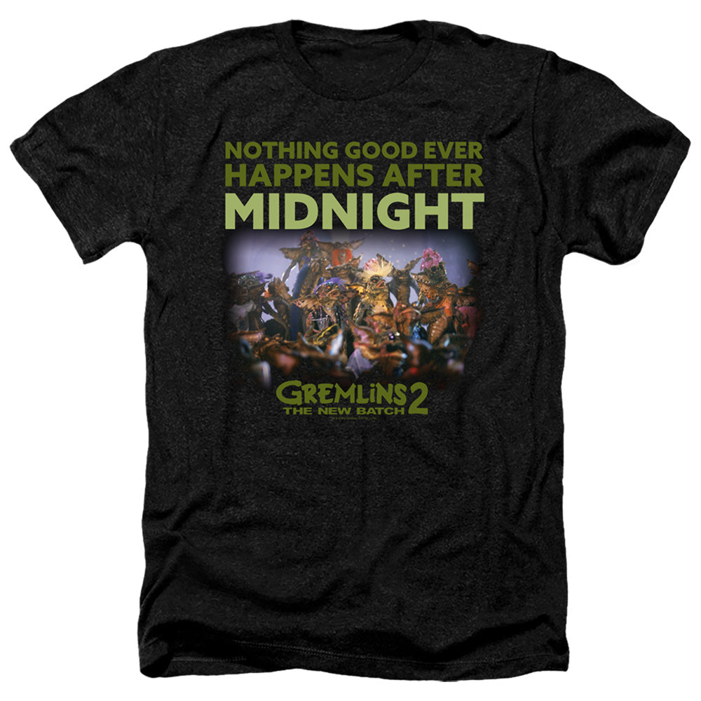 Gremlins 2 After Midnight Heather Mens T Shirt Black Officially Licensed