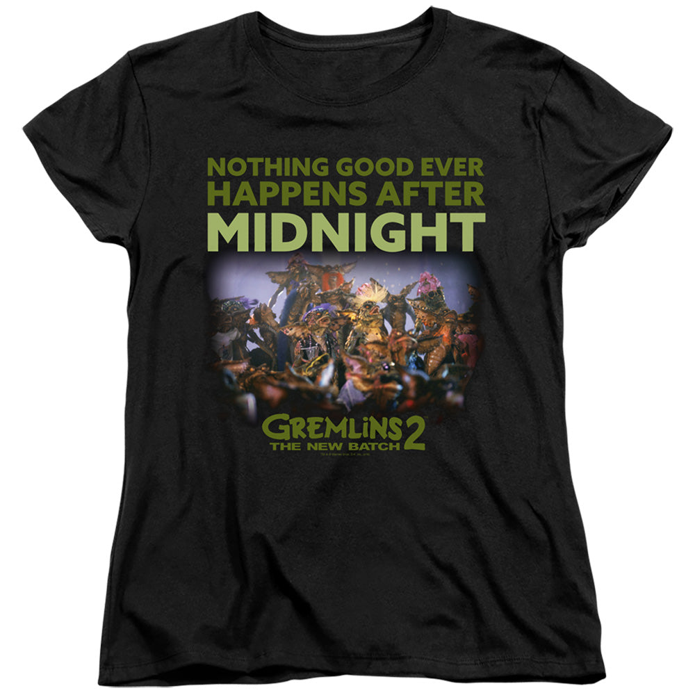 Gremlins 2 After Midnight Womens T Shirt Black Officially Licensed