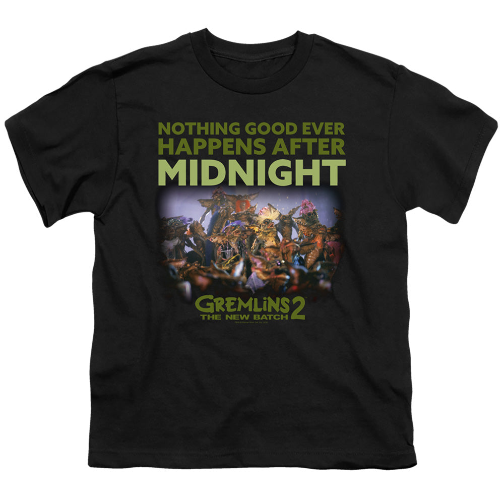 Gremlins 2 After Midnight Kids Youth T Shirt Black Officially Licensed