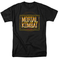Mortal Kombat Klassic Insert Coin Mens T Shirt Black Officially Licensed