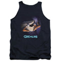 Gremlins Original Poster Mens Tank Top Shirt Navy Blue Officially Licensed