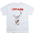 Gremlins Shadow Kids Youth T Shirt White Officially Licensed