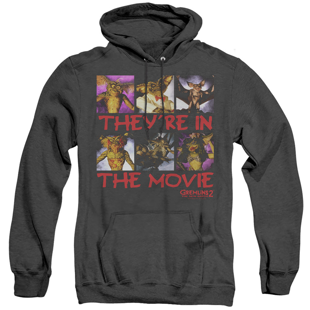 Gremlins 2 In The Movie Heather Mens Hoodie Black Officially Licensed