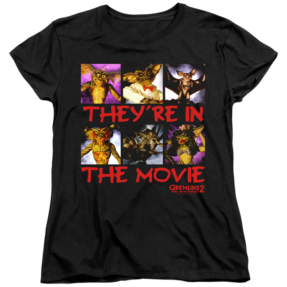 Gremlins 2 In The Movie Womens T Shirt Black Officially Licensed
