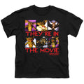 Gremlins 2 In The Movie Kids Youth T Shirt Black Officially Licensed