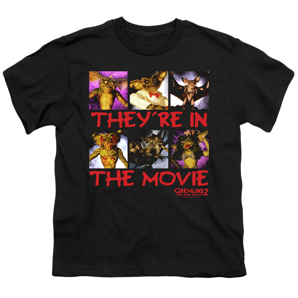 Gremlins 2 In The Movie Kids Youth T Shirt Black Officially Licensed