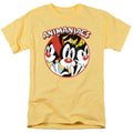 Animaniacs Crammed Mens T Shirt Yellow Officially Licensed