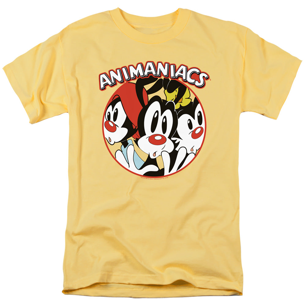 Animaniacs Crammed Mens T Shirt Yellow Officially Licensed