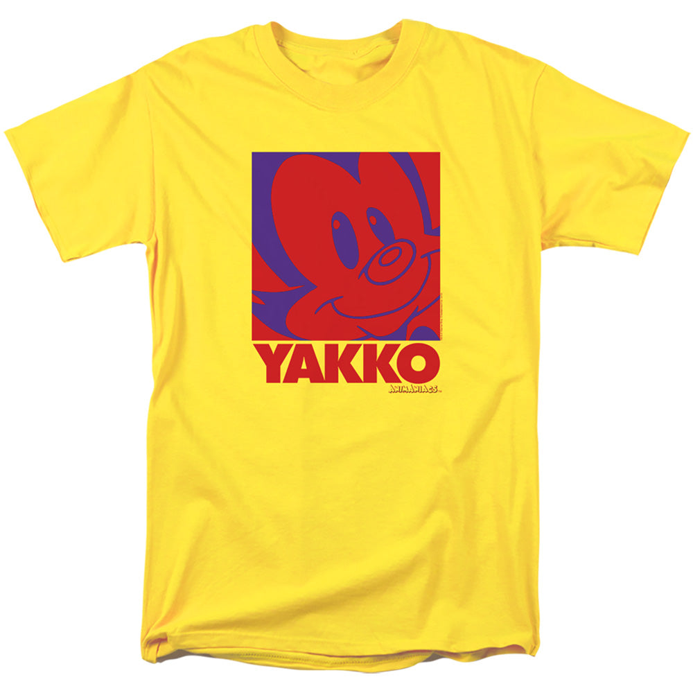 Animaniacs Pop Yakko Mens T Shirt Yellow Officially Licensed
