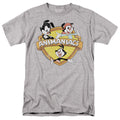 Animaniacs Shielded Animaniacs Mens T Shirt Athletic Heather Officially Licensed