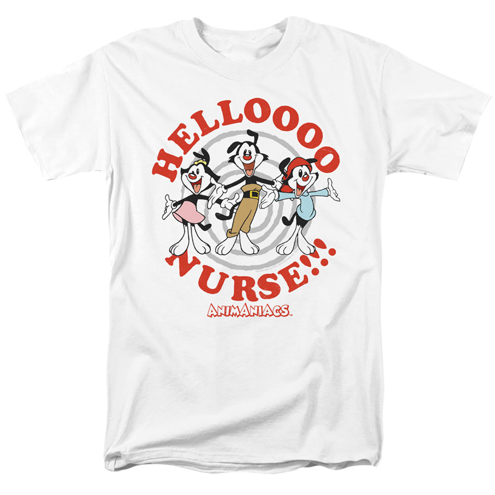 Animaniacs Hello Nurse Mens T Shirt White Officially Licensed