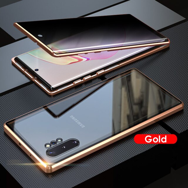 Privacy Screen Protector Case for Samsung Galaxy - Anti-Spy Magnetic Phone Case